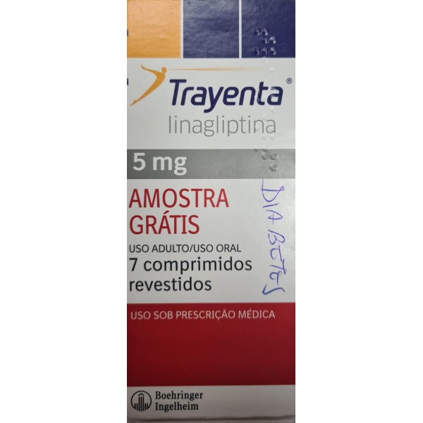 Trayenta - Linagliptina 5mg - 7 Comprimidos